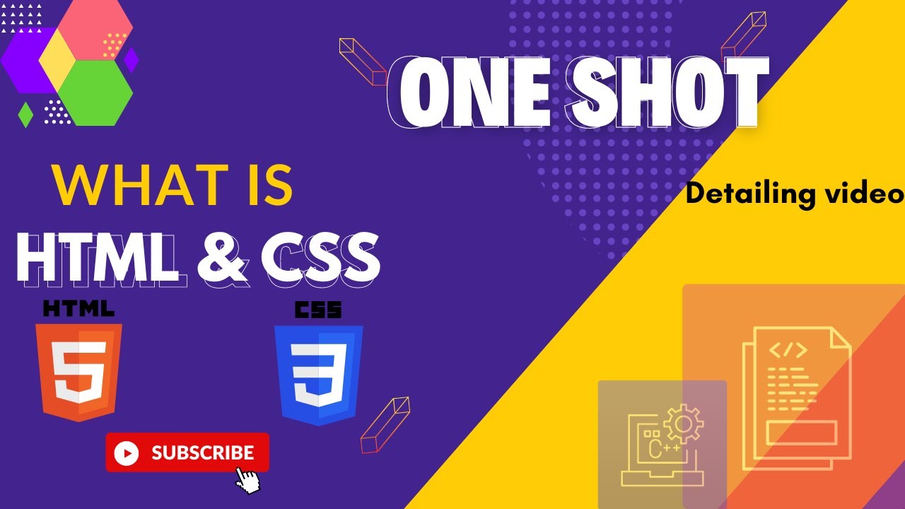 What is the use of HTML and CSS to create a website? - YouTube