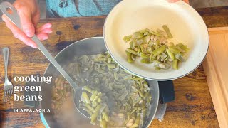 Cooking Fresh Green Beans Like Granny - in Appalachia