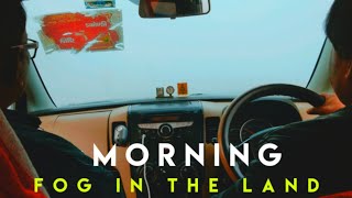 Heavy Fog On Village Road , Foggy Motorway Drive , Motihari , Bihar , Sandeep Saha Vlog