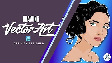 Affinity Designer | 🎨  Vector Speed Art Process 🎨  | Portrait Vector Art