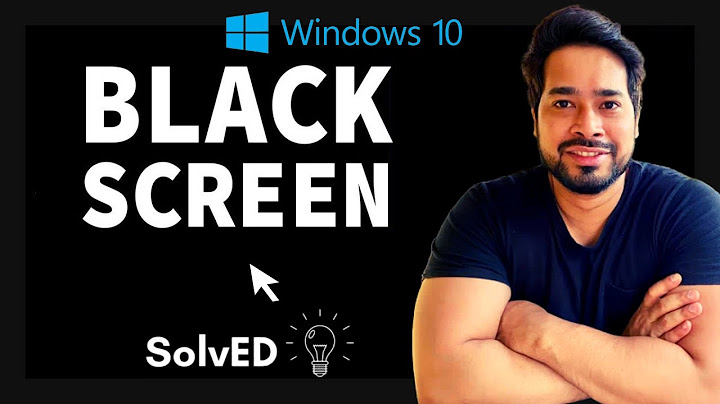 What is Windows 10 black screen of death?