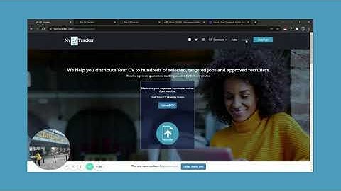 My CV Tracker Full walkthrough