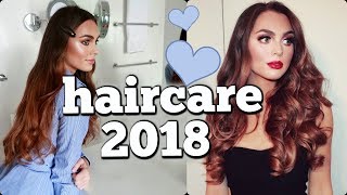 Healthy HAIR CARE Routine 2018 & Model Off Duty Hair Tutorial