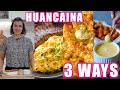 Huancaina Sauce 3 Ways | Eating with Andy