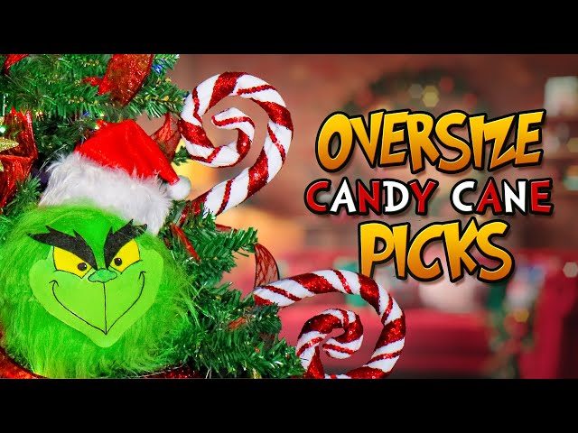 Buy Red White and Green Christmas Pick Grinch Christmas Pick
