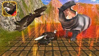 Wild Eagle Survival Simulator: Defeat Super Boss Hippopotamus - Android Gameplay screenshot 5