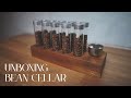 Aesthetic unboxing of bean cellar