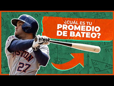 Video: ¿Dónde está un buen promedio de bateo en el béisbol?