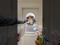 Spring Mood Switch 🌷 Red Tulip Wreath to Blue & White Door Decor Transformation