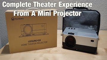 VANKYO Leisure 420 Portable Mini Projector Unboxing & Review