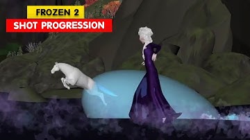 Frozen 2 | Elsa Shot Progression | Animation Breakdowns | 3D Animation Internships