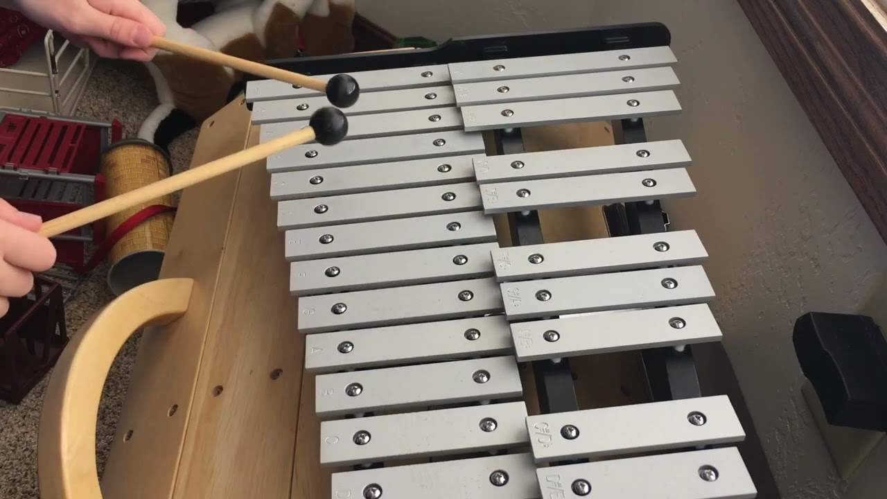 Harry Potter theme song on Xylophone YouTube