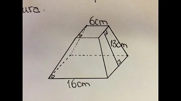 Como calcular o volume de um trapézio?