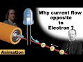 Electron flow vs conventional current  how do 1000 million electrons flow inside wire