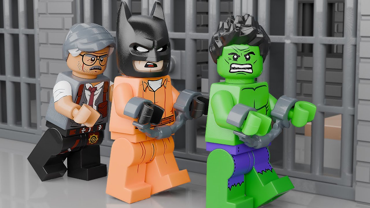 LEGO BATMAN and HULK Prison Break