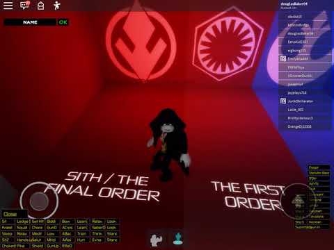 Canon Characters Reveal Part 6 Roblox Star Wars Timelines Rp Youtube - roblox group order of the sith