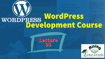 Lec 08 WordPress Theme Customization -1 Step by Step Guide || WordPress Tutorial || Urdu/Hindi