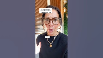 In-Laws Invite Themselves On Your Thanksgiving Trip #boundaries #relationshipadvice #howto #family