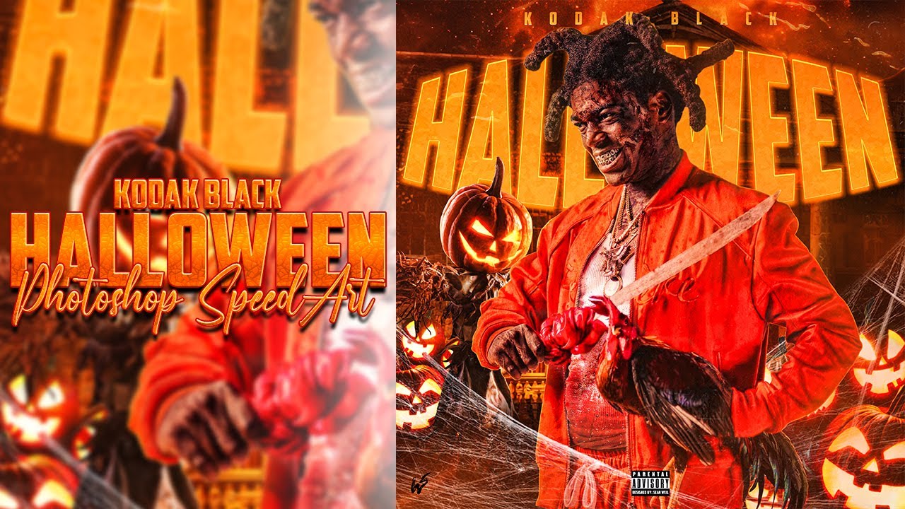 Kodak Black Halloween Cover Art (speed art)