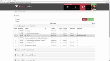 History view (Auditing)