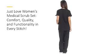 Just Love Women's Medical Scrub Set: Comfort, Quality, and Functionality in Every Stitch!