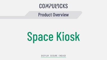 Kiosk with Secure Tablet Enclosure [Space] | Maclocks