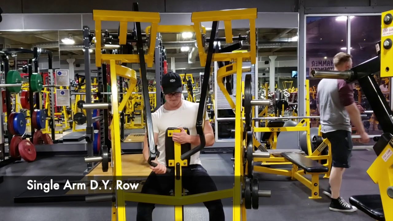 Single Arm D.Y. Row - YouTube