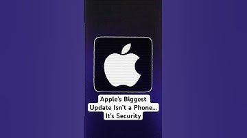 Apple’s Biggest Update Isn’t a Phone... It’s Security