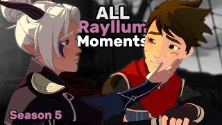 The Dragon Prince ALL Rayllum Moments in Season 5