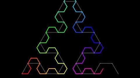 Sierspinski Arrowhead Curve (Processing)