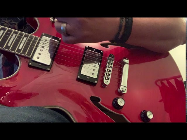 Harley Benton HB レッド エレキギター The Harley Benton HB35 Plus Cheery Red - YouTube