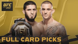 Early Full Card Predictions UFC 302: Makhachev vs. Poirier