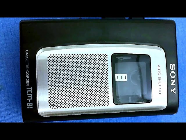 SONY TCM-81 Inside - YouTube