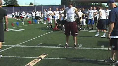 Chad Hanson, TE, W.J. Mouat Secondary School, Competitive Edge Combine