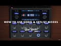 How To Use Song & Setlist Modes | The Tone Master Pro | Fender