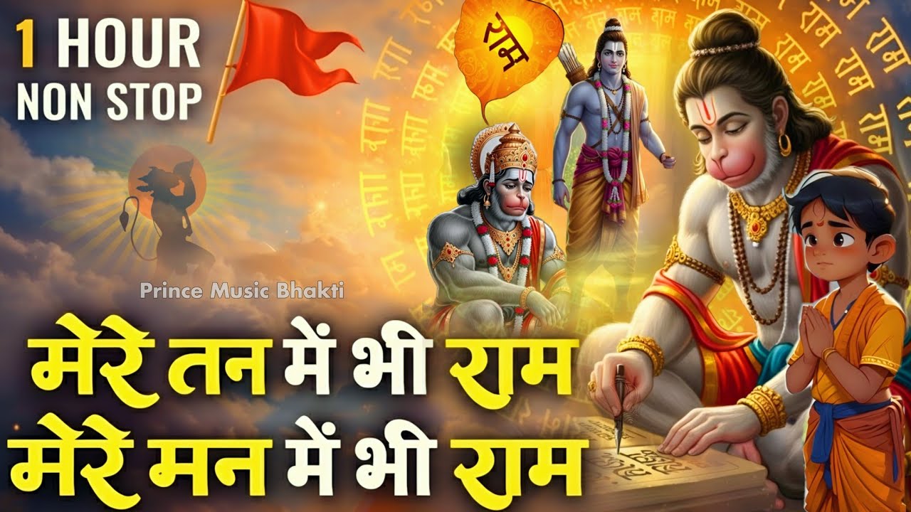 1 Hour Nonstop मेरे तन में भी राम मेरे मन में भी राम | Ram Naam Jap | Powerful Ram Bhajan