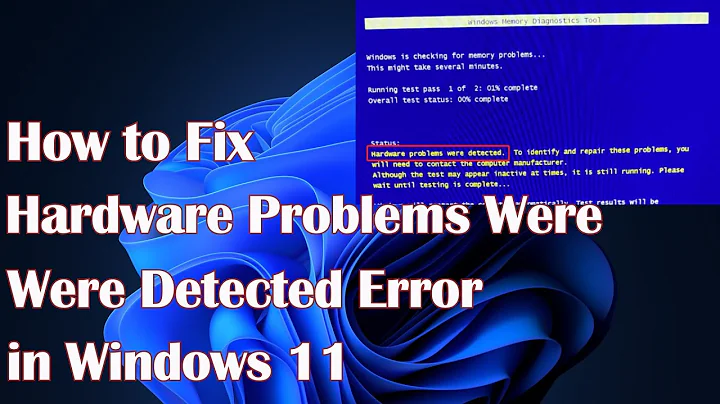 How to Fix Hardware Problems Were Detected Error in Windows 11