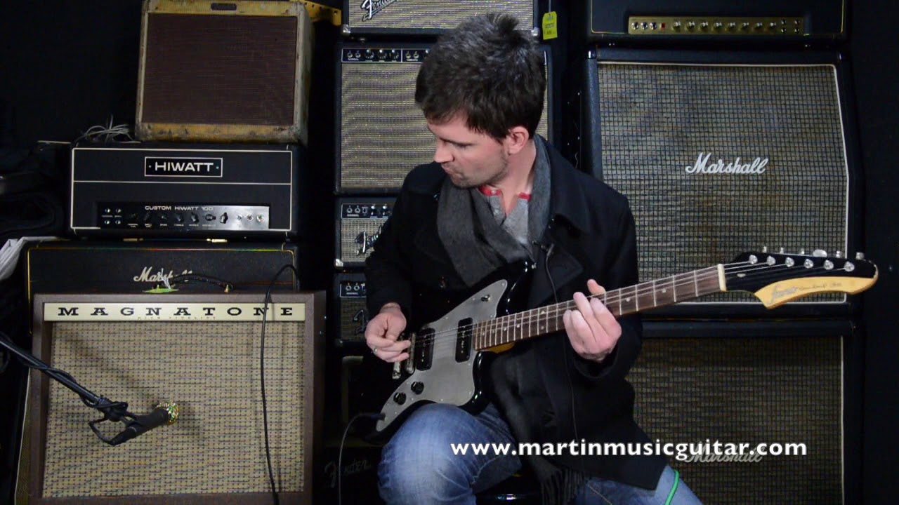 Fano Standard JM6 w/ a Magnatone Varsity Reverb at Martin Music