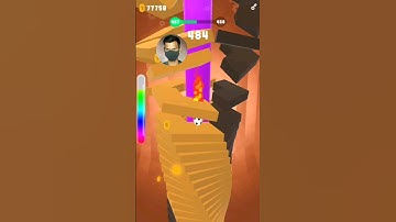 drop stack ball level 468 #shorts #dropstackball #blackgamerbpt