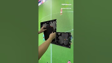 Never knew the magnetic LED display could be set up this fast #ledvideowall #leddisplay #shorts