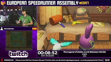 #ESA17 Speedruns - The Legend of Zelda: A Link Between Worlds [Any%] by Herreteman