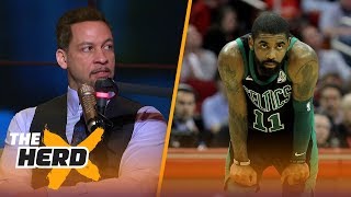 Chris Broussard talks Kyrie's knee procedure, Steph Curry's ankle injury | THE HERD