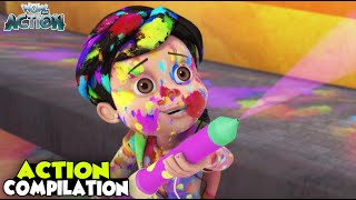 Magical Pichkari New Compilation Vir The Robot Boy Hindi Cartoons For Kids 