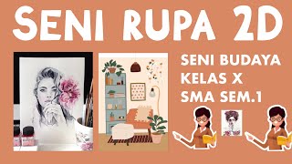 Seni Rupa 2 Dimensi - Materi Seni Budaya Kelas X SMA Semester 1