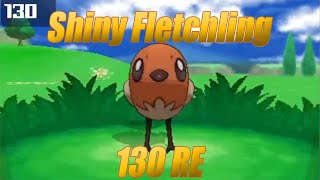 Shiny Fletchling - 130 random encounters - Pokemon X