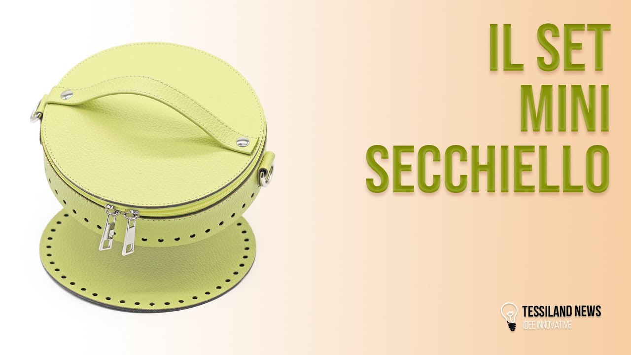 Nouveau Mini Sac Seau en Simili Cuir Tessiland, sac 100% Fabriqué en Italie.