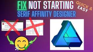 Serif Affinity Designer Not Opening? Fix Launch Issues & Black Screen (2026)