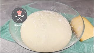 Pizza | Pizzateig Grundrezept mit frischer Hefe | Kikis Kitchen | Hefeteig