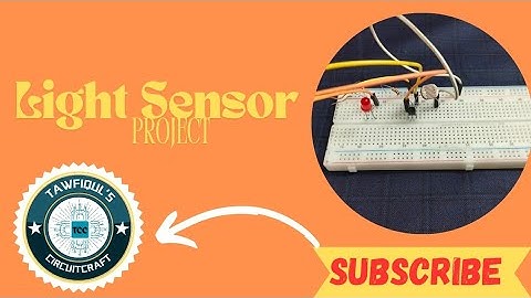 DIY Light Sensor Circuit | How to make Light Sensor Project using LDR