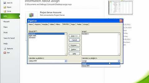 62 - Use, create and modify project templates - Working with the Global Template